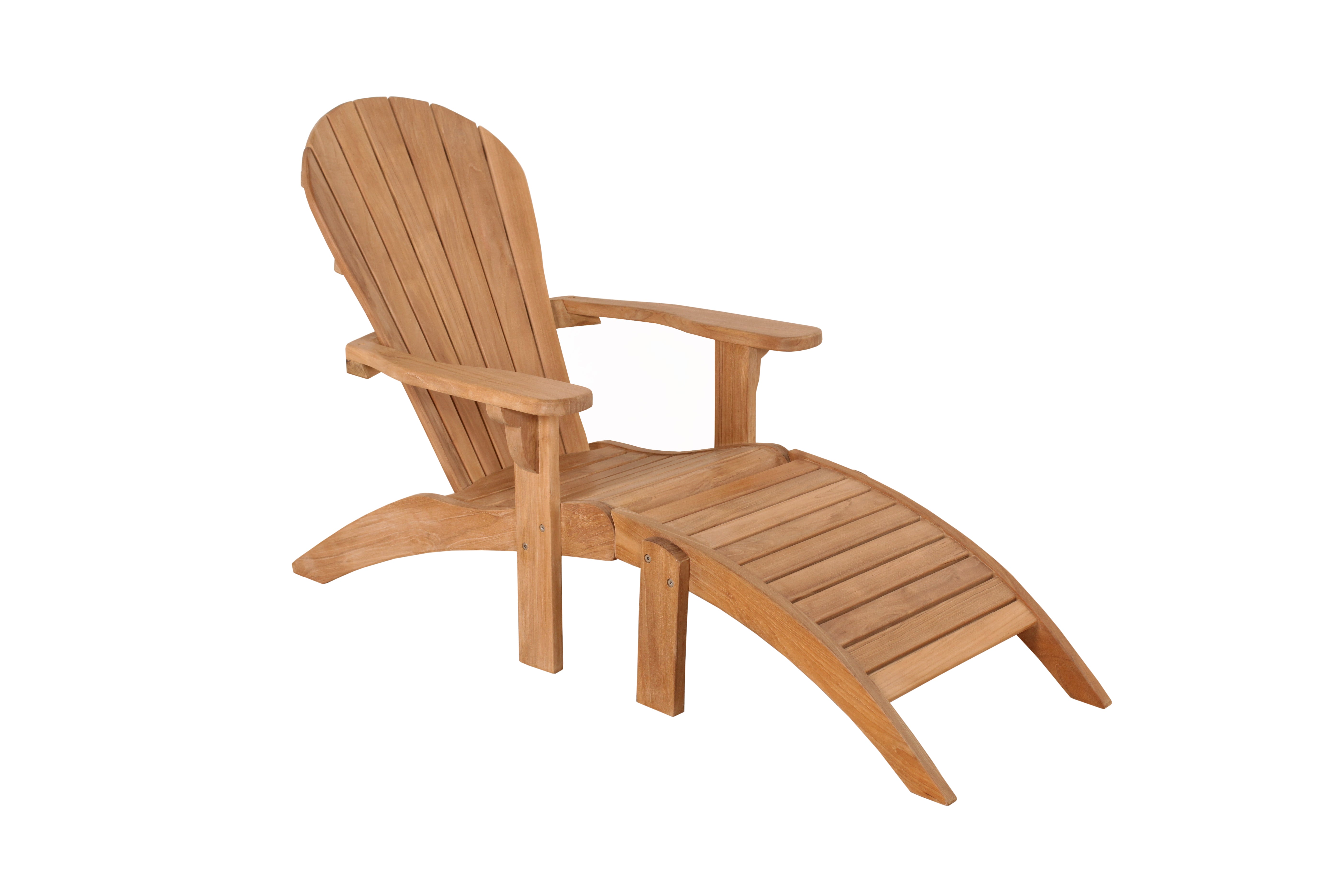 Newport Teak Adirondack Fotskammel