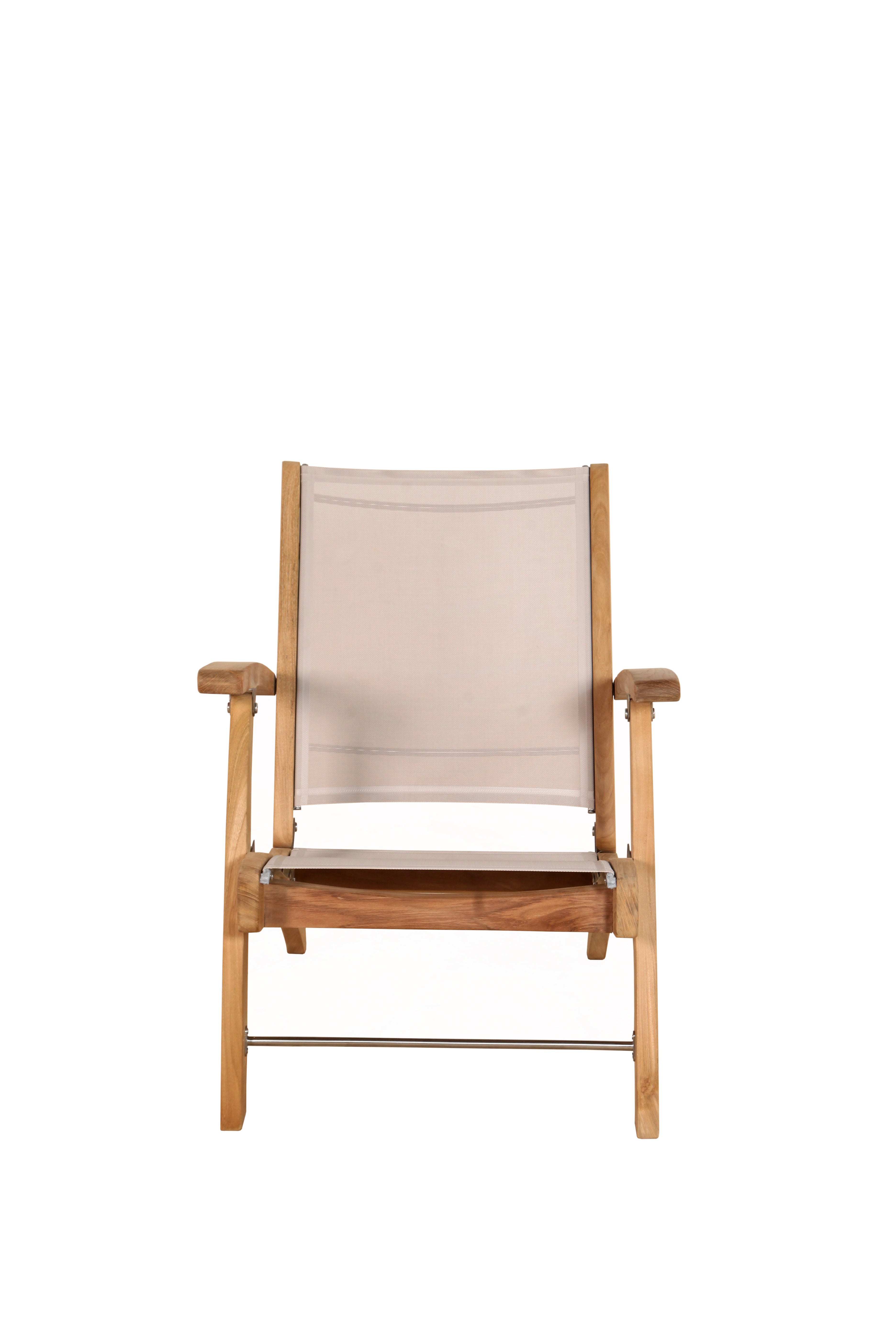 Westport Teak Sommerville Stol Beige (sammenleggbar)