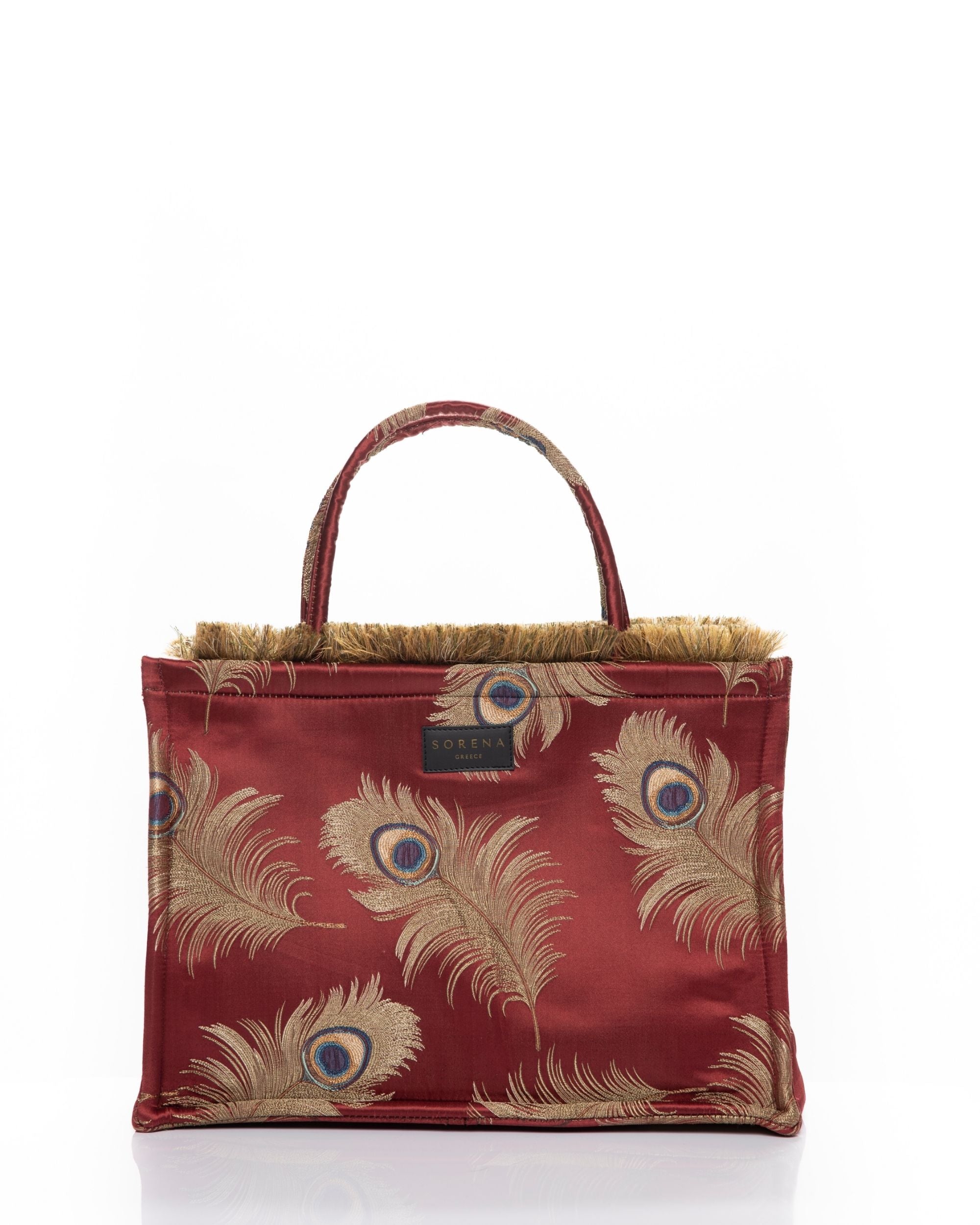 Pagona Red Medium Tote Bag fra Sorena