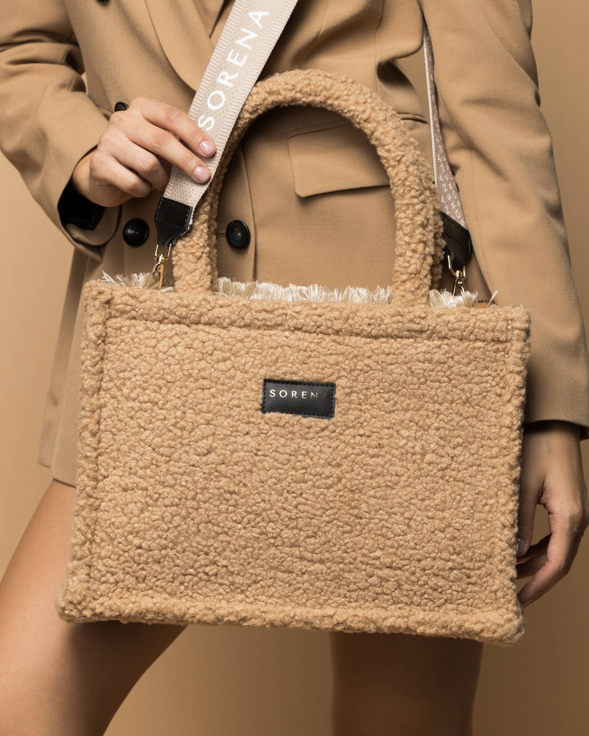 Teddy Honey Medium Tote Bag fra Sorena 5207393015238 Bettanshus Veske