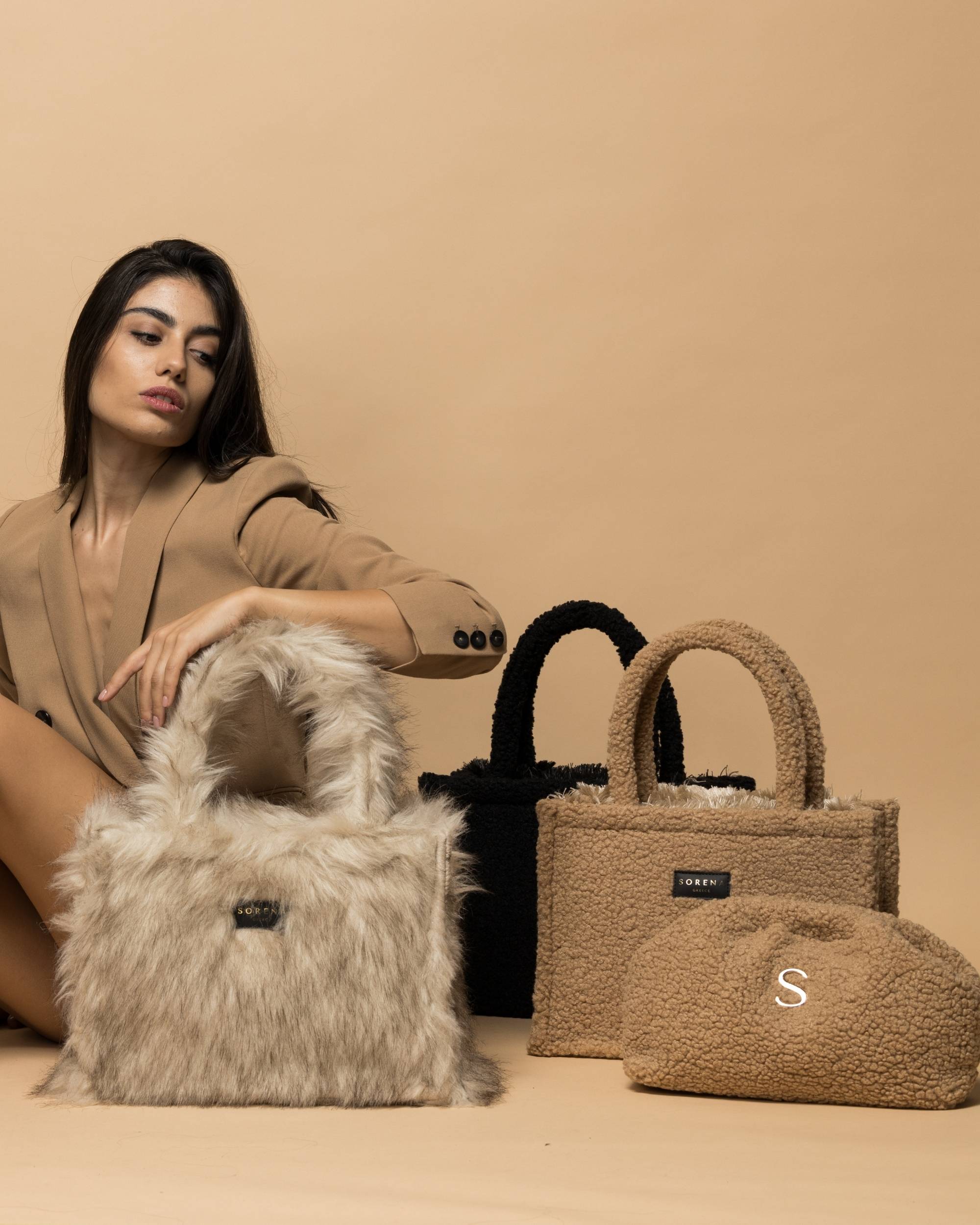 Teddy Honey Medium Tote Bag fra Sorena 5207393015238 Bettanshus Veske