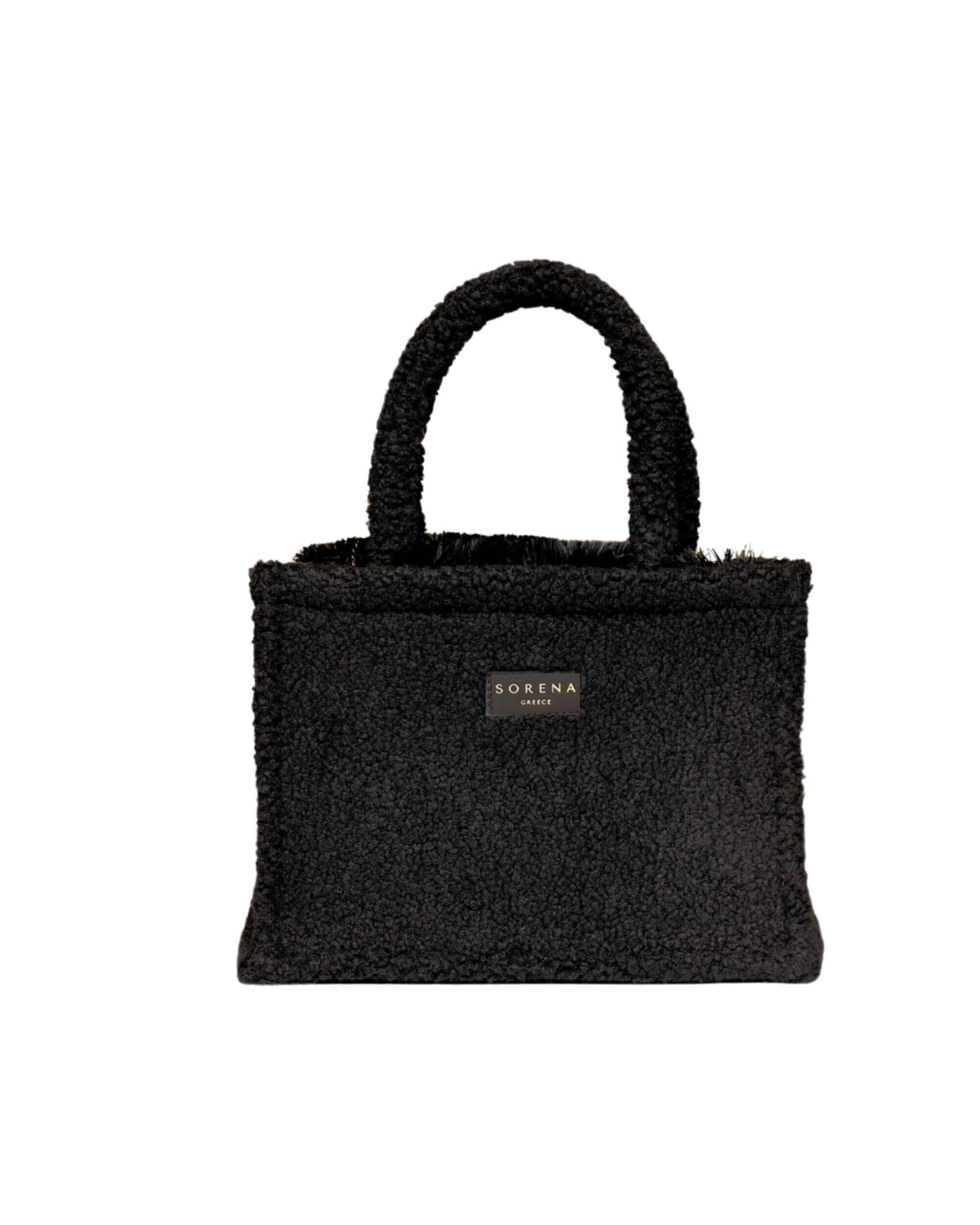 Teddy Svart Medium Tote Bag fra Sorena 5207393015245 Bettanshus Veske